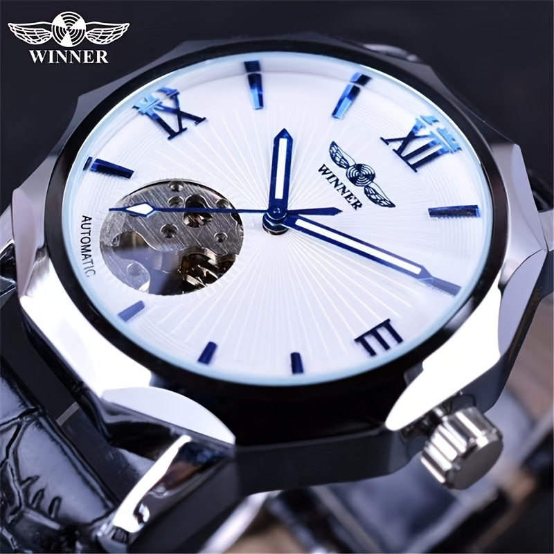 Luxury Watch Name Brands - ساعة ميكانيكية أوتوماتيكية كلاسيكية بتصميم مجوف