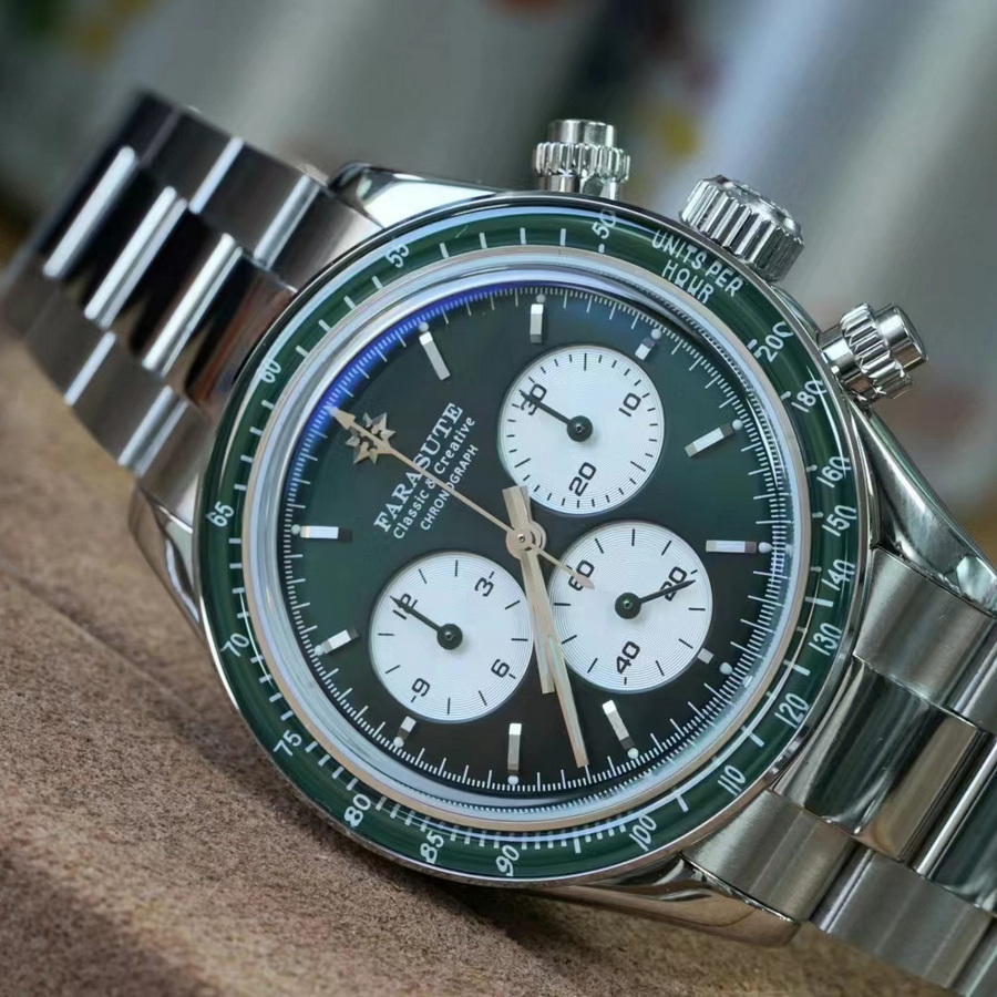 Chronograph Flyback Watch - ساعة يد رجالية أوتوماتيكية من FARASUTE،