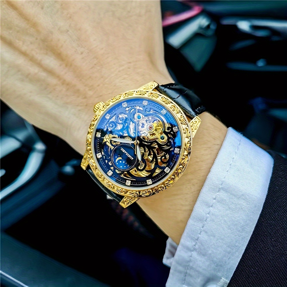 Luxury Watch Name Brands - ساعة رجالية ميكانيكية فاخرة وأنيقة ورائجة