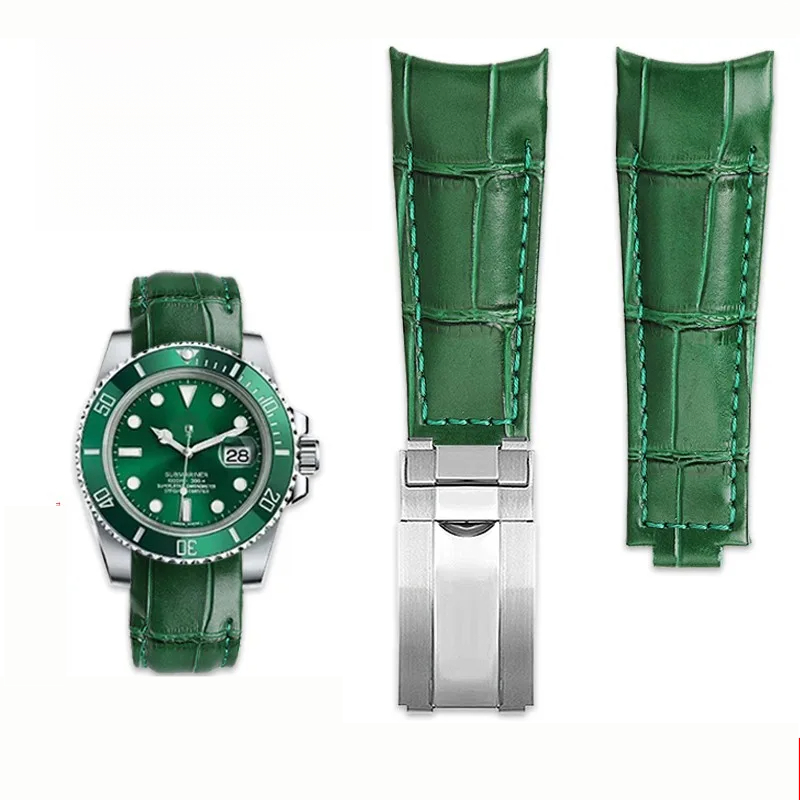 Luxury Watch Jaeger Lecoultre - حزام ساعة أصلي منحني الأطراف مقاس