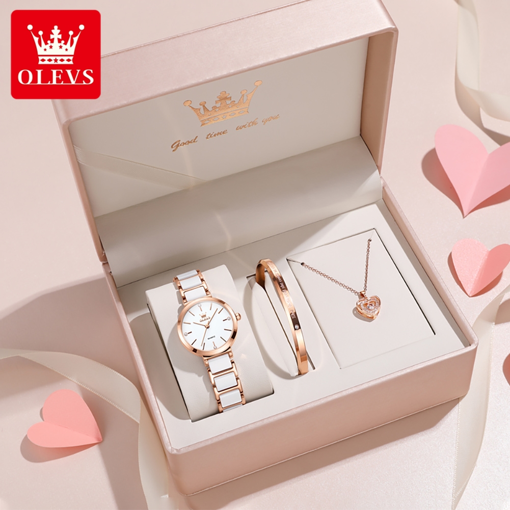 Luxury Watches - OLEVS ساعة نسائية 5877 ساعة كوارتز