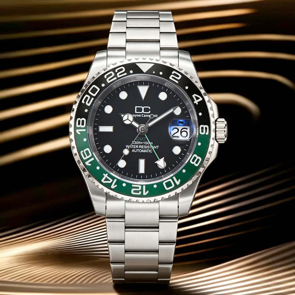 Chronograph Flyback Watch - ساعة يد أوتوماتيكية للرجال مع تاريخ،