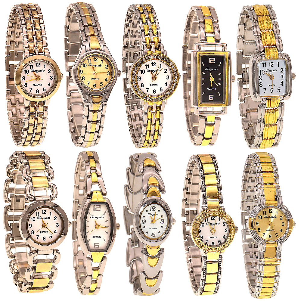 Luxury Watch Female - 10 قطع/مجموعة، ساعات يد نسائية فاخرة