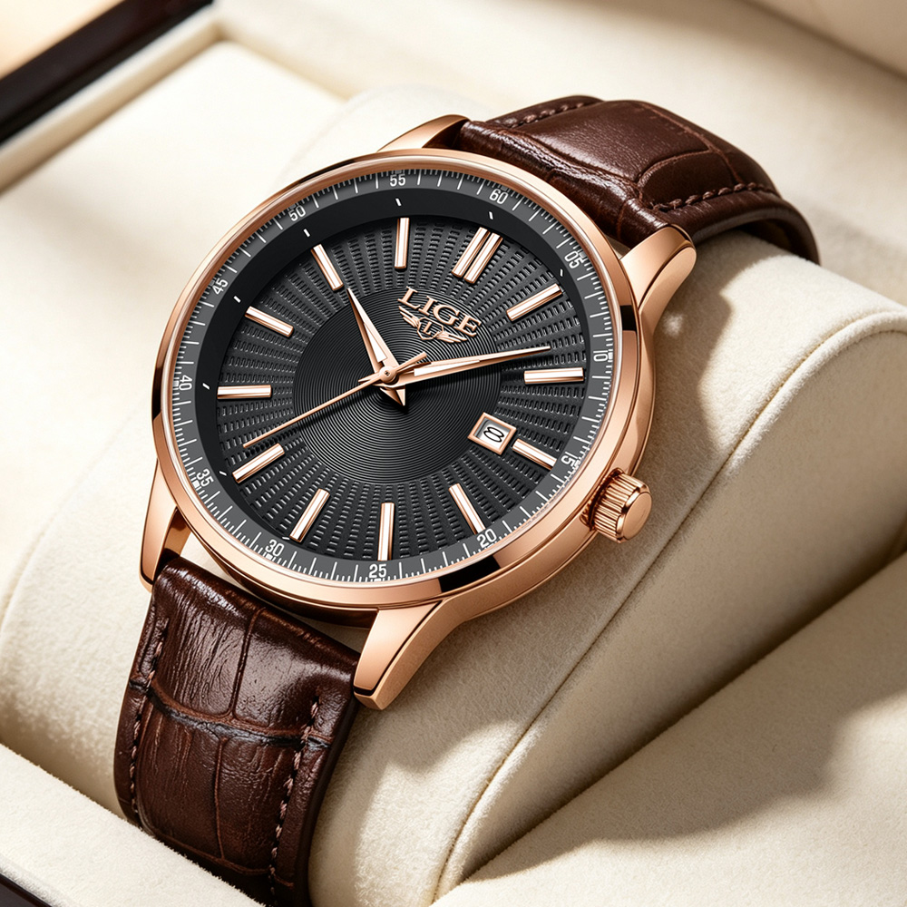 Luxury Watch Mockup - ساعات رجالية فاخرة من العلامة التجارية