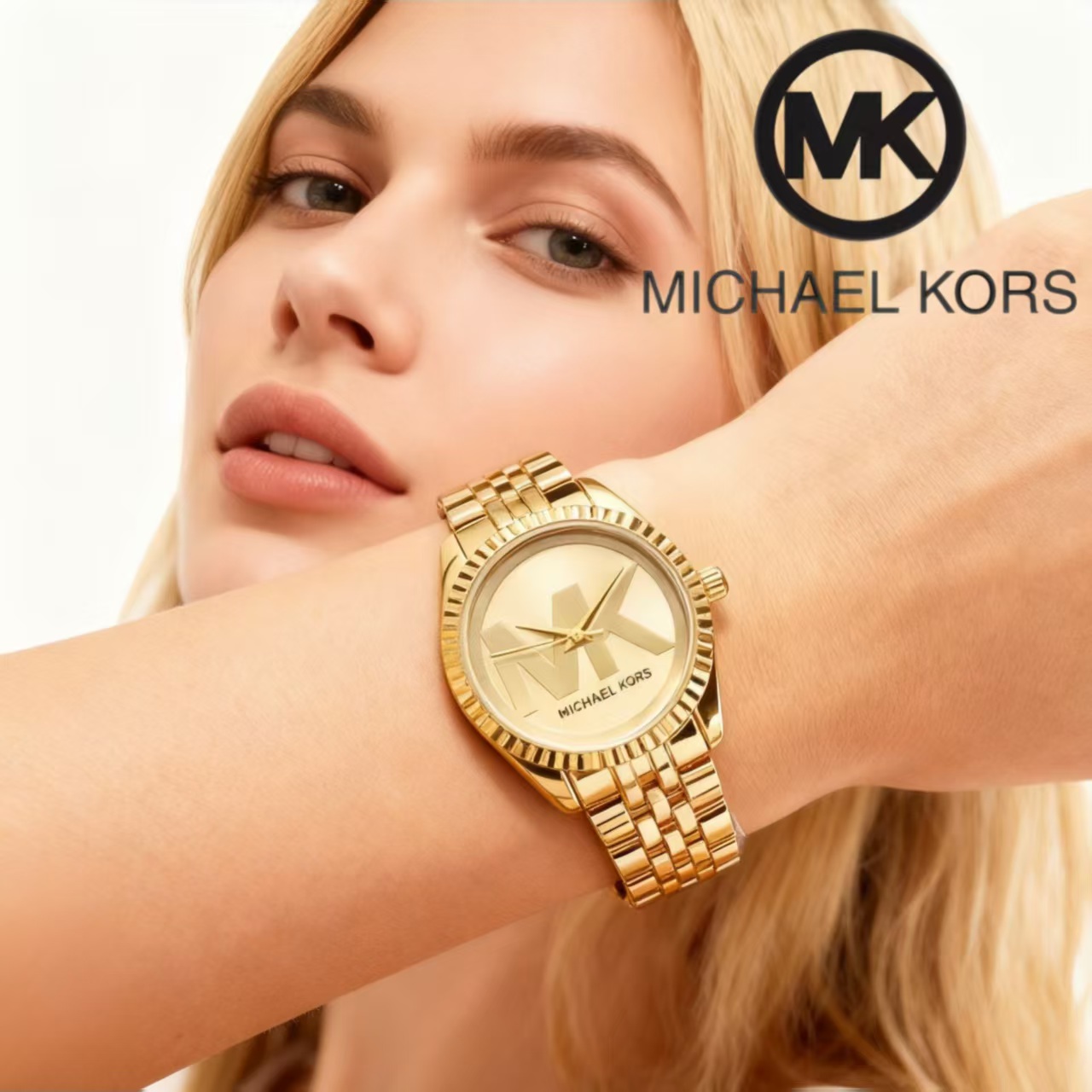 Luxury Watch Photo - ساعة مايكل كورس الفاخرة للنساء بلون