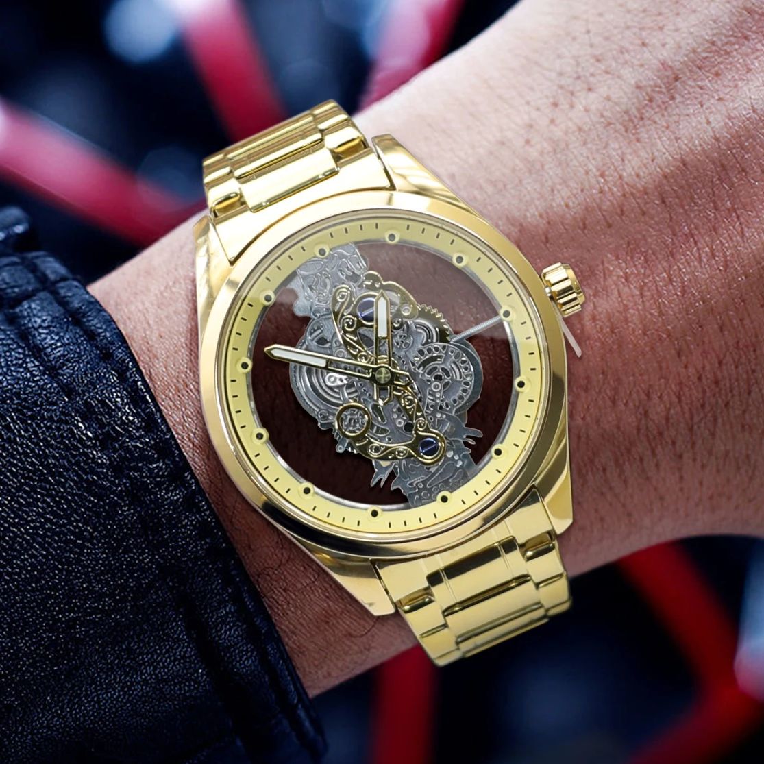 Luxury Watch Tier - ساعة رجالية أوتوماتيكية فاخرة للأعمال من