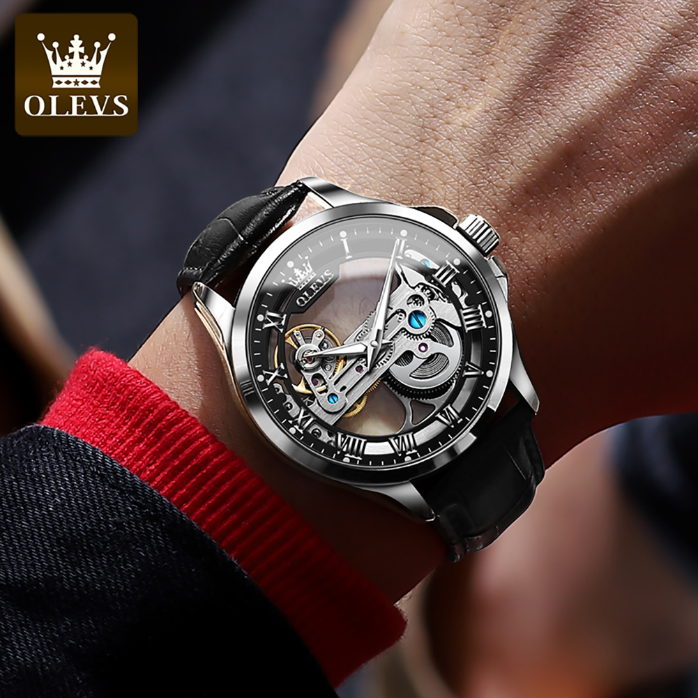 ساعات OLEVS للأزواج أصلية شفاف - مراجعة Luxury Watch Mockup وسعره