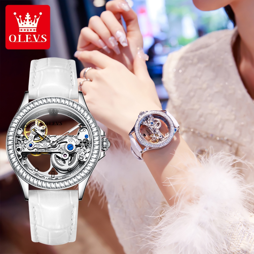 ساعات OLEVS للأزواج أصلية شفاف - مراجعة Luxury Watch Mockup وسعره