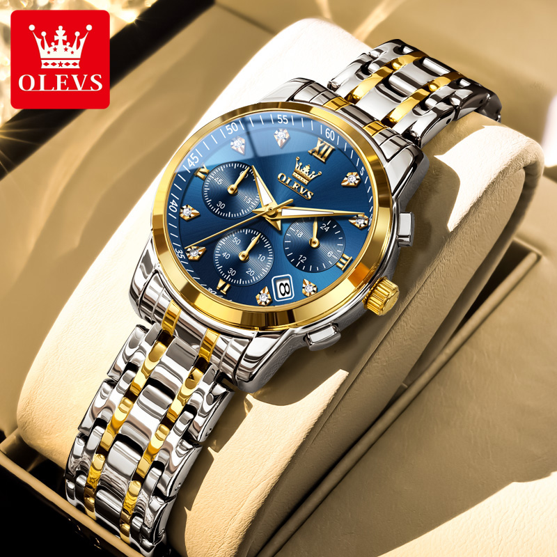 OLEVS ساعة نسائية ماركة فاخرة  - مراجعة Luxury Watch Logo وسعره
