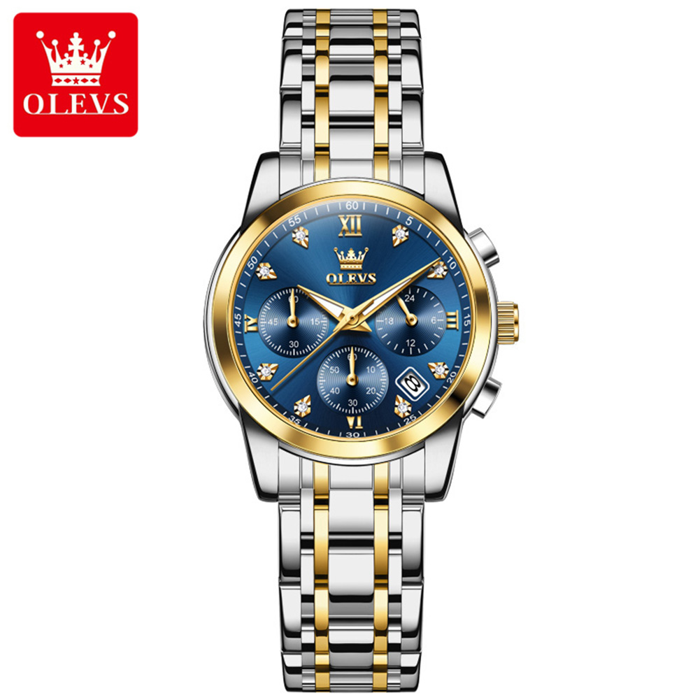OLEVS ساعة نسائية ماركة فاخرة  - مراجعة Luxury Watch Logo وسعره