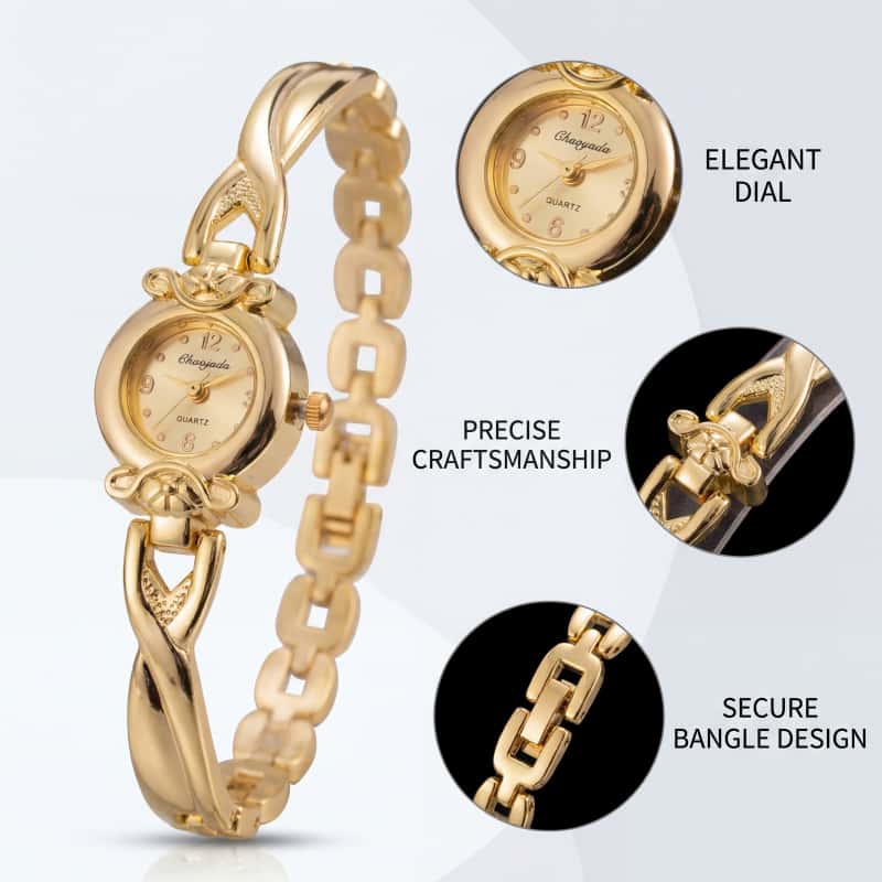 ساعات ذهبية رفيعة أنيقة للنساء - مراجعة Luxury Watch Female وسعره