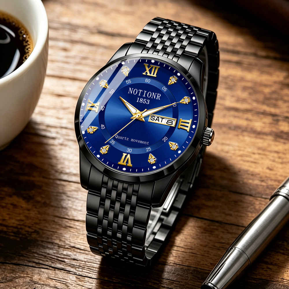 ساعة رجالية متعددة الوظائف بتص - مراجعة Luxury Watch Straps وسعره