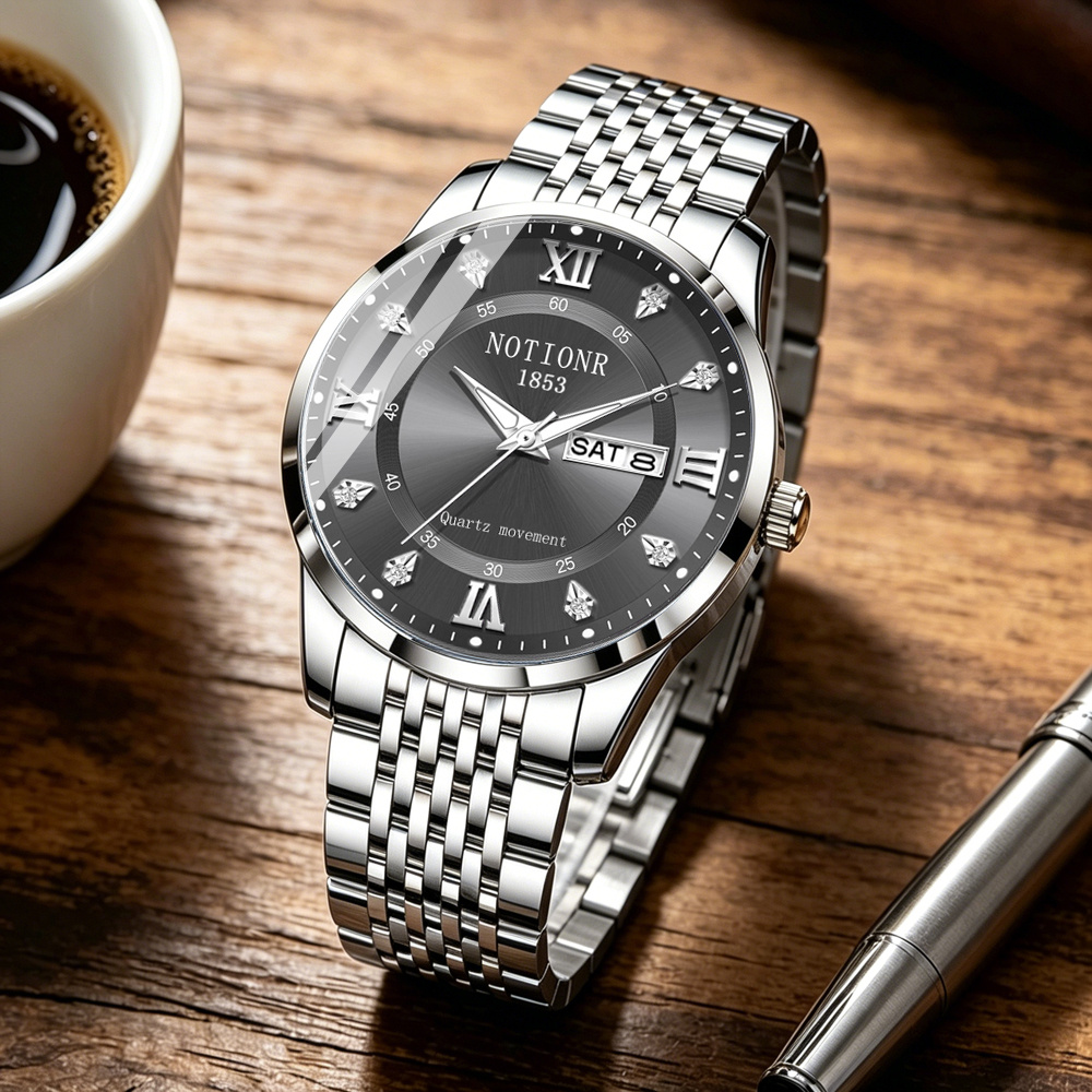 ساعة رجالية متعددة الوظائف بتص - مراجعة Luxury Watch Straps وسعره