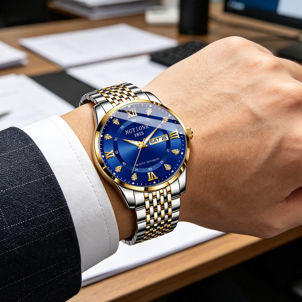 ساعة رجالية متعددة الوظائف بتص - مراجعة Luxury Watch Straps وسعره