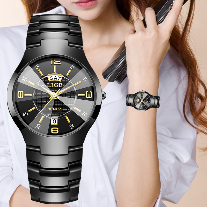 ساعة يد نسائية أنيقة من LIGE ب - مراجعة Luxury Watch Straps وسعره