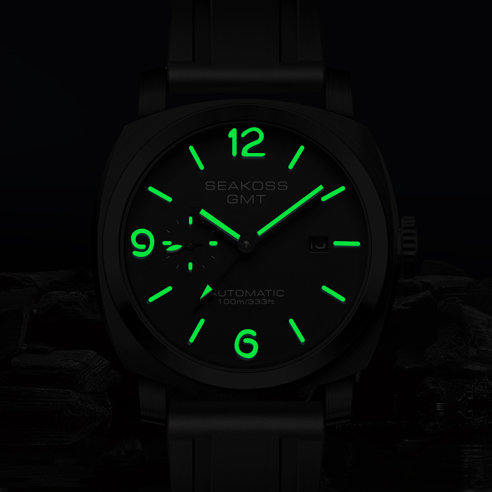SEAKOSS 100 متر الغوص الرجال G - مراجعة Chronograph Flyback Watch وسعره