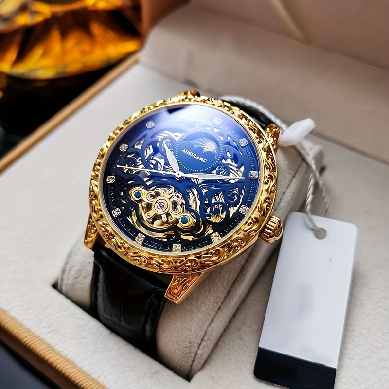 ساعة رجالية ميكانيكية فاخرة وأ - مراجعة Luxury Watch Name Brands وسعره