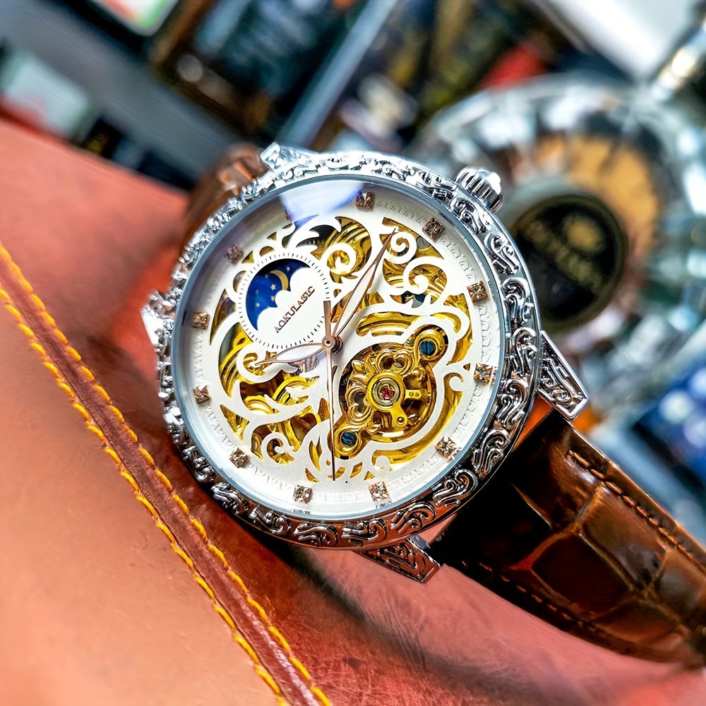 ساعة رجالية ميكانيكية فاخرة وأ - مراجعة Luxury Watch Name Brands وسعره