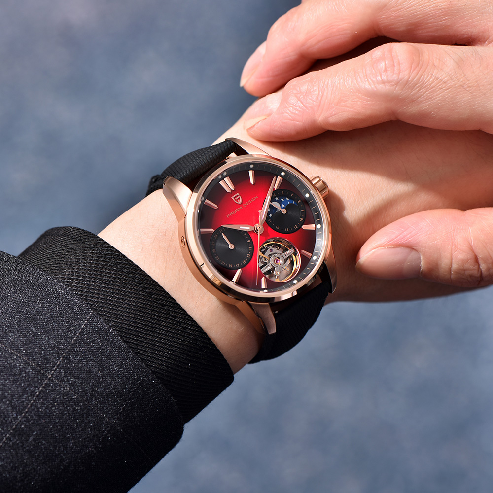 ساعات باجاني ديزاين الفاخرة ال - مراجعة Luxury Watch Leather وسعره