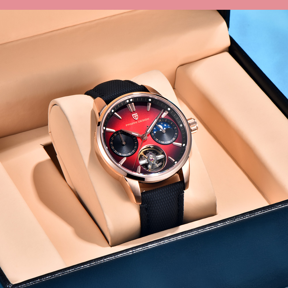 ساعات باجاني ديزاين الفاخرة ال - مراجعة Luxury Watch Leather وسعره