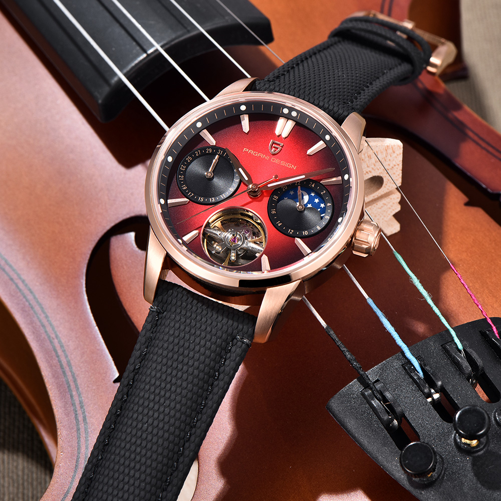 ساعات باجاني ديزاين الفاخرة ال - مراجعة Luxury Watch Leather وسعره