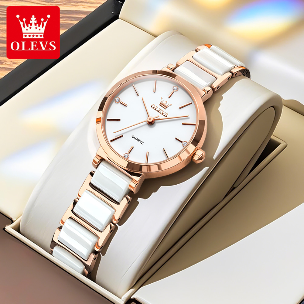 OLEVS ساعة نسائية 5877 ساعة كو - مراجعة Luxury Watches وسعره