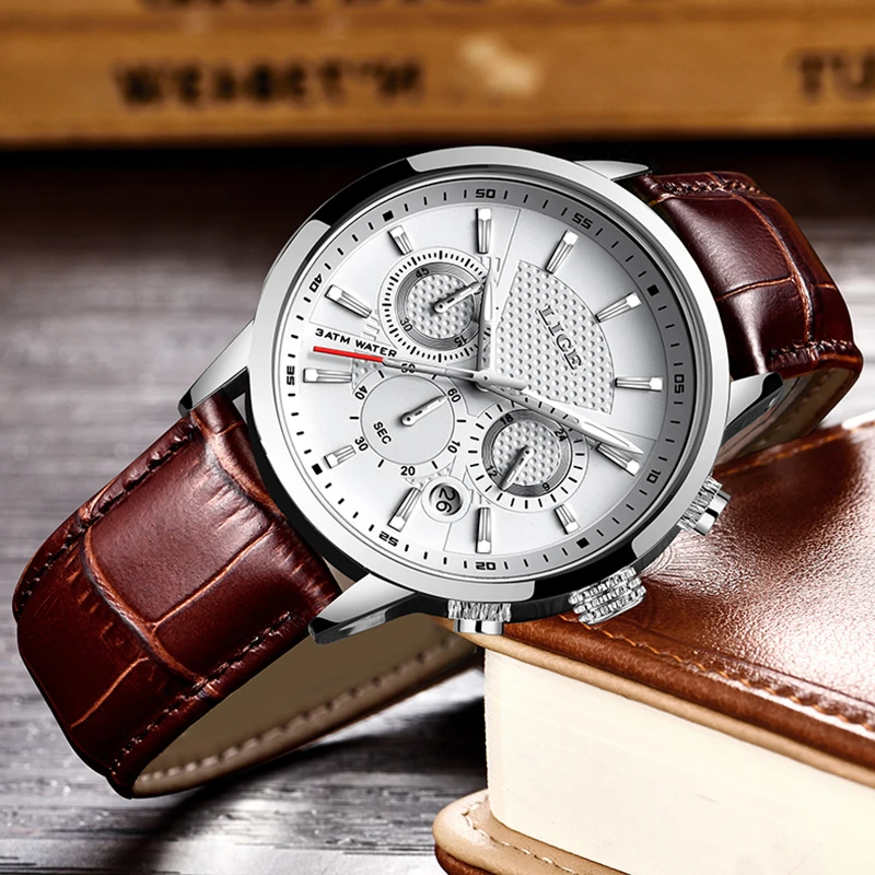 ساعة يد رجالية جلدية جديدة لعا - مراجعة Luxury Watch Tier وسعره