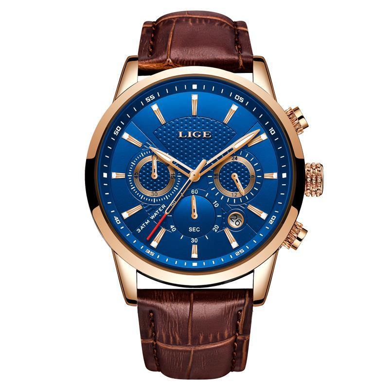 ساعة يد رجالية جلدية جديدة لعا - مراجعة Luxury Watch Tier وسعره