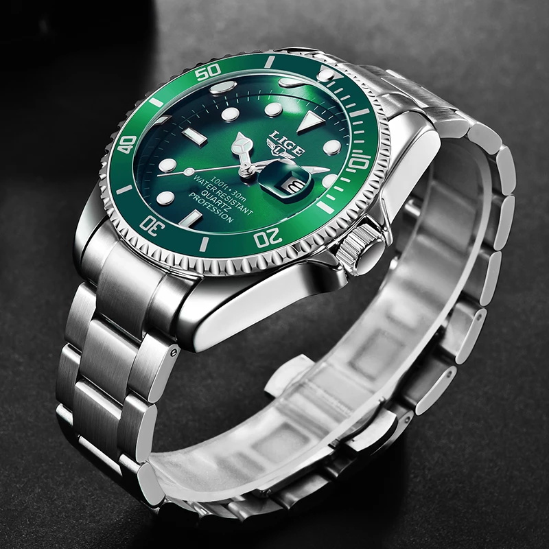 ليج ساعة غطس كوارتز ماركة فاخر - مراجعة Luxury Watch Mockup وسعره