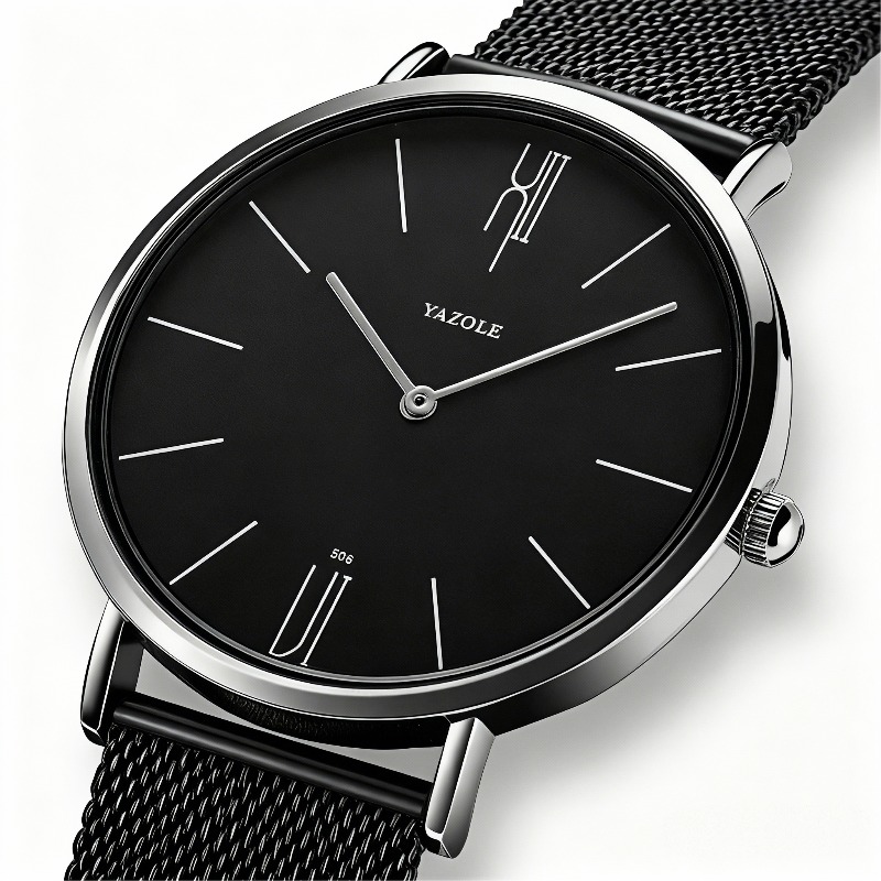 ساعة رجالية أنيقة وبسيطة من عل - مراجعة Luxury Watch Mockup وسعره