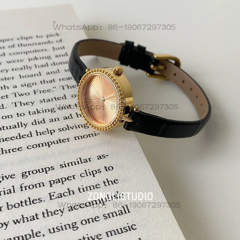 ساعة كوارتز نسائية من الجلد مت - مراجعة Luxury Watch Leather وسعره