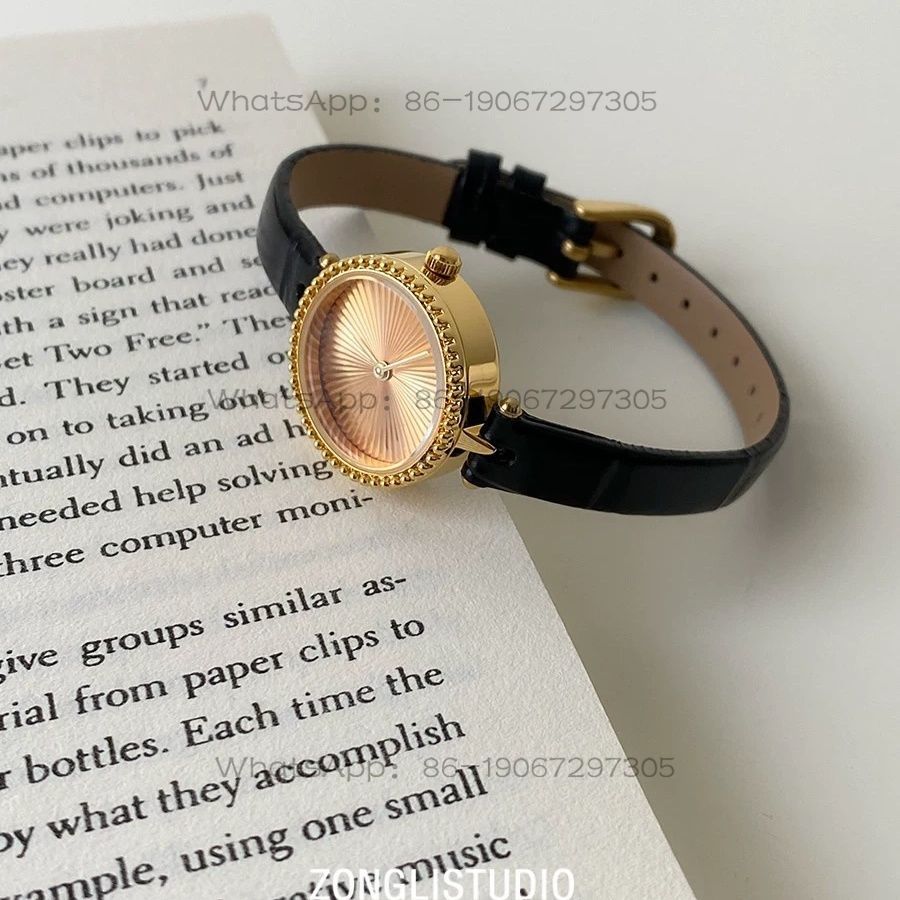 ساعة كوارتز نسائية من الجلد مت - مراجعة Luxury Watch Leather وسعره