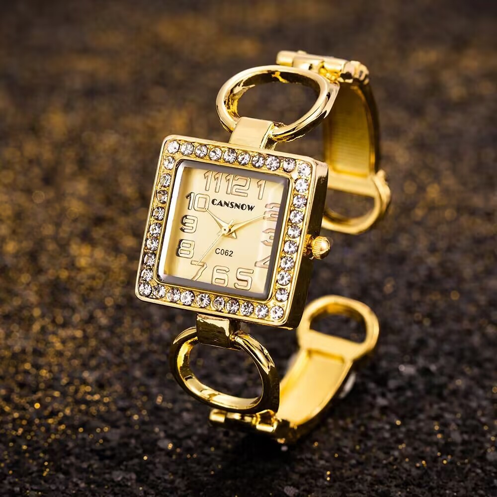 الأزياء الفاخرة حجر الراين ساح - مراجعة Luxury Watch Female وسعره