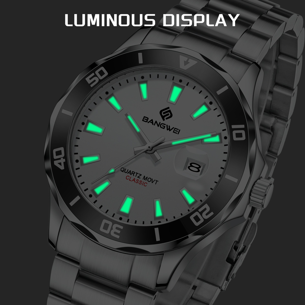 ساعة LIGE الجديدة للرجال، ساعة - مراجعة Luxury Watch Mockup وسعره
