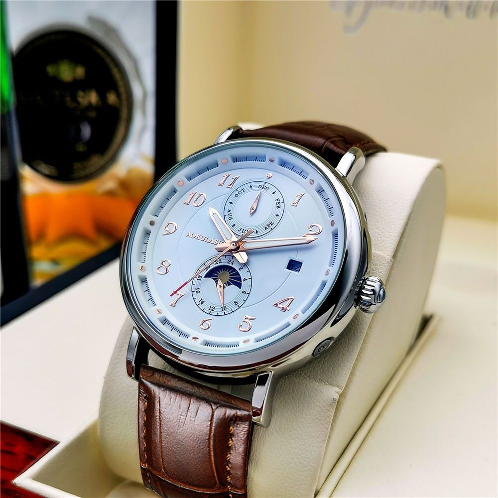 ساعة يد رجالية ميكانيكية فاخرة - مراجعة Luxury Watch Name Brands وسعره
