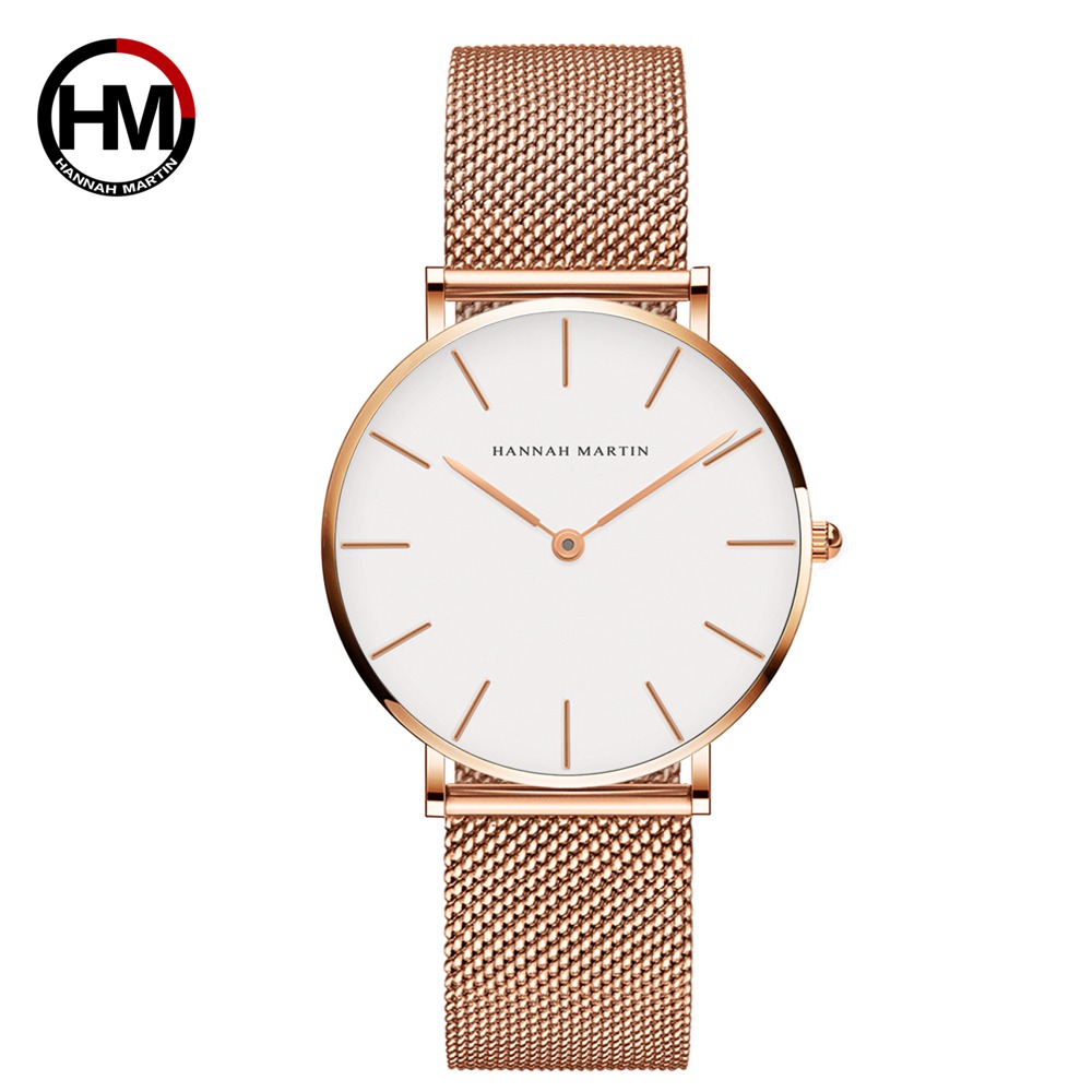 هانا مارتن العلامة التجارية ال - مراجعة Luxury Watch Female وسعره