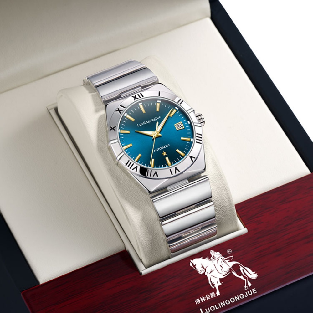 ساعة ميكانيكية رجال الأعمال ال - مراجعة Luxury Watch Tier وسعره