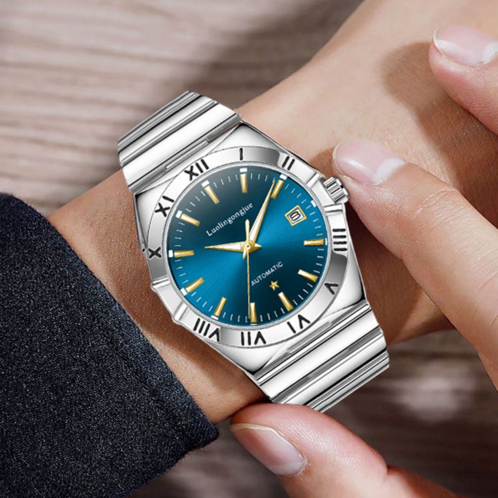 ساعة ميكانيكية رجال الأعمال ال - مراجعة Luxury Watch Tier وسعره