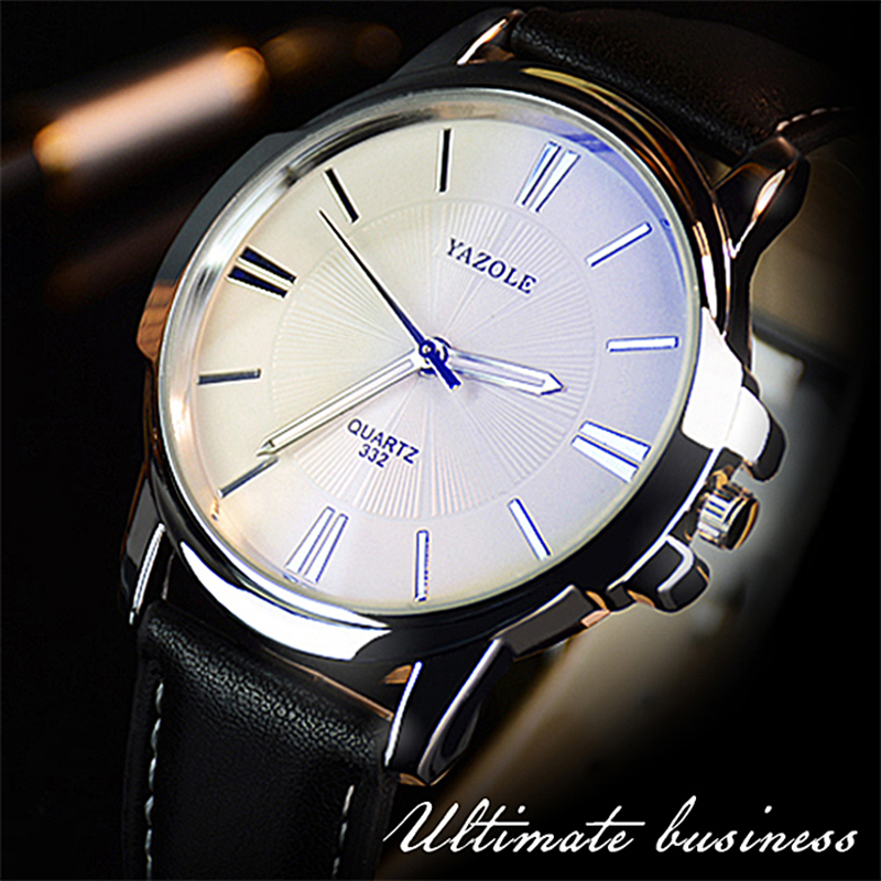 جديد YAZOLE ساعات رجالي العلام - مراجعة Luxury Watch Mockup وسعره