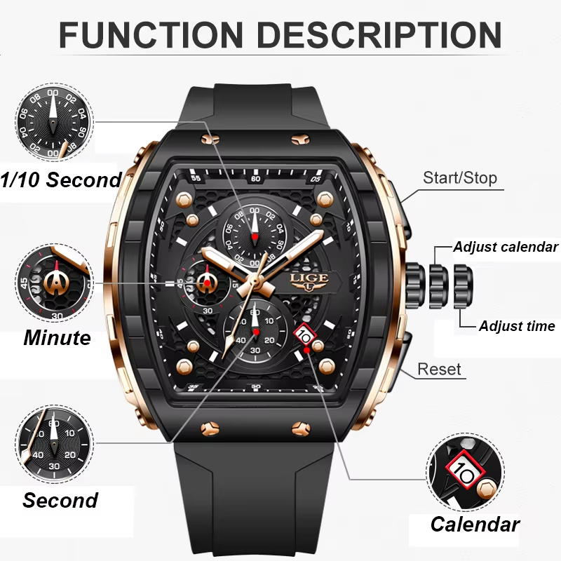 ساعة يد رجالية فاخرة من العلام - مراجعة Luxury Watch Mockup وسعره