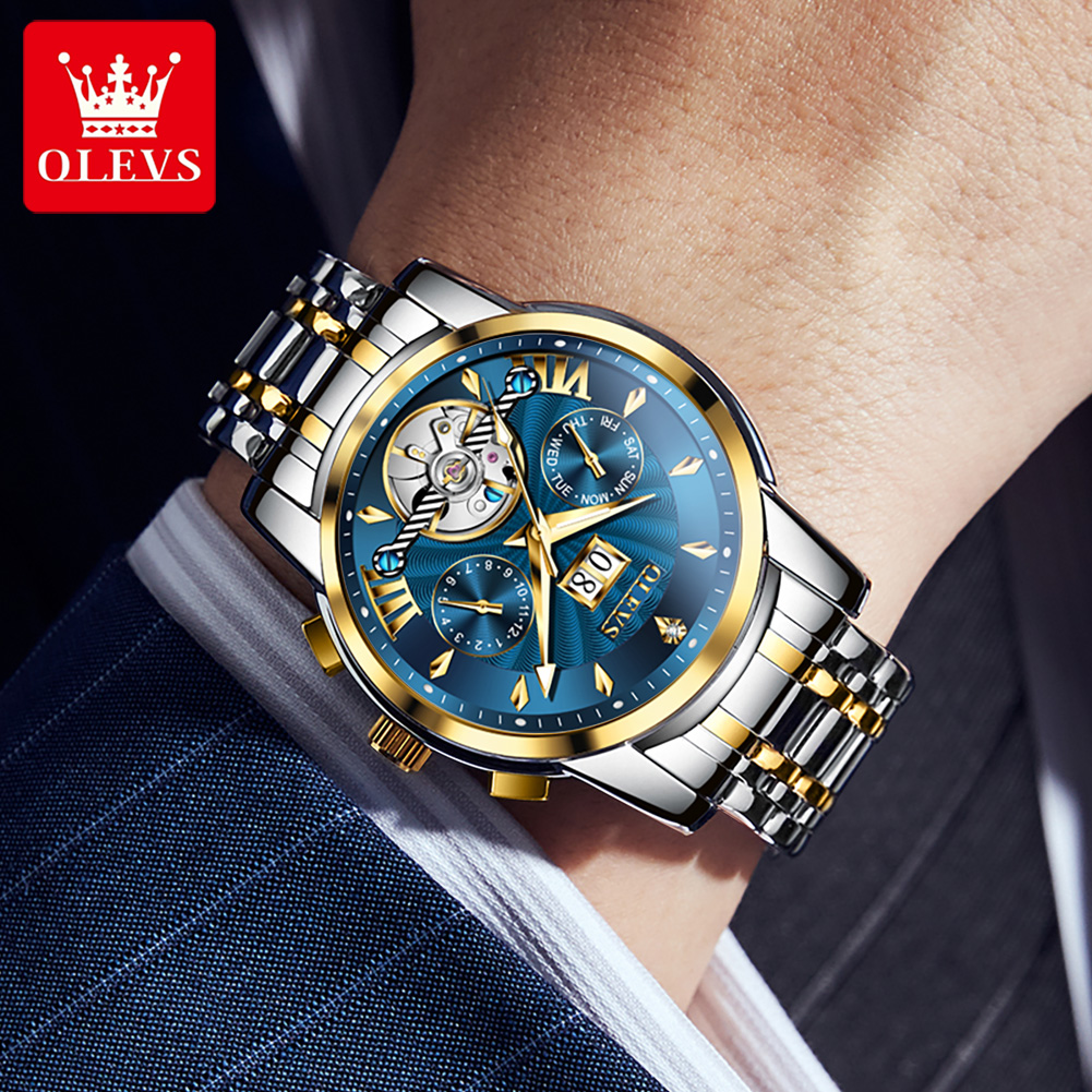 ساعات رجالية OLEVS فاخرة عصرية - مراجعة Luxury Watch Straps وسعره