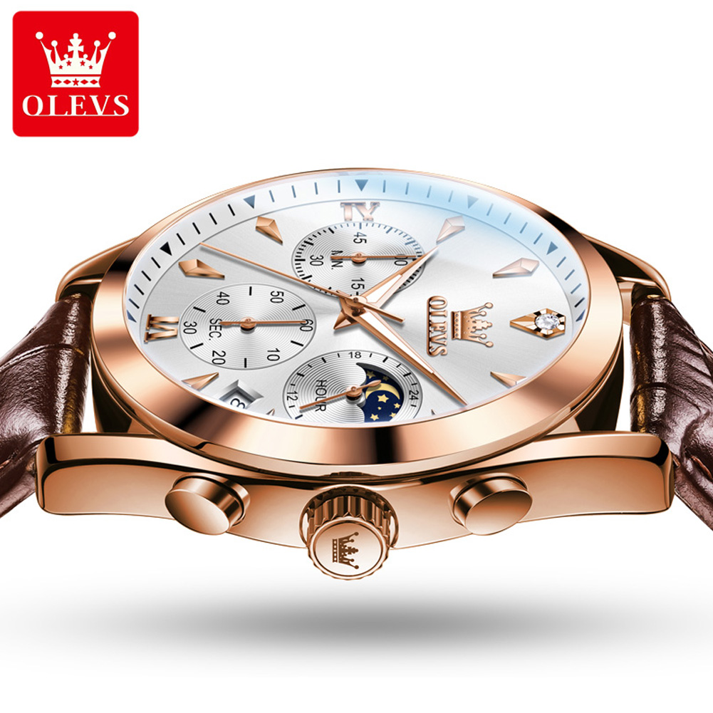 OLEVS العلامة التجارية الجديدة - مراجعة Luxury Watch Mockup وسعره