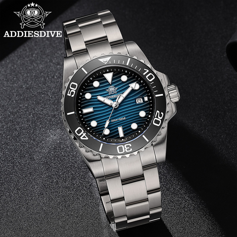 Addiesdive ساعة كوارتز رجالية  - مراجعة Luxury Watch Straps وسعره