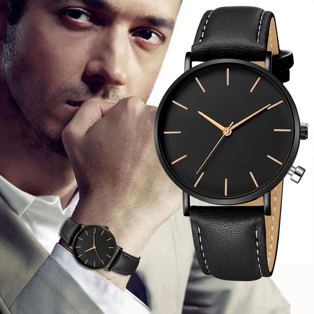 أسلوب بسيط التناظرية كوارتز سا - مراجعة Luxury Watch Mockup وسعره
