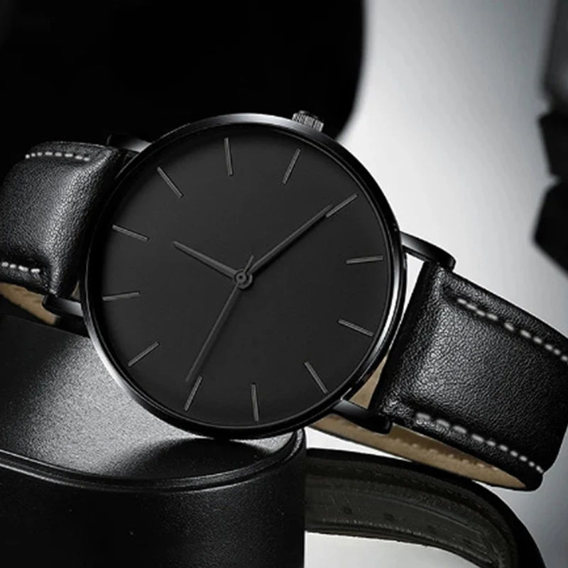 أسلوب بسيط التناظرية كوارتز سا - مراجعة Luxury Watch Mockup وسعره