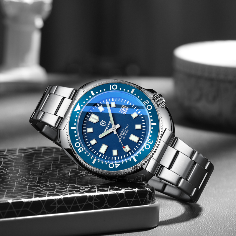 QINGXIYA العلامة التجارية المو - مراجعة Luxury Watch Mockup وسعره